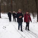 Therapeutische Wanderung durch den Winterwald