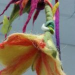 Eine Blume aus Filz
